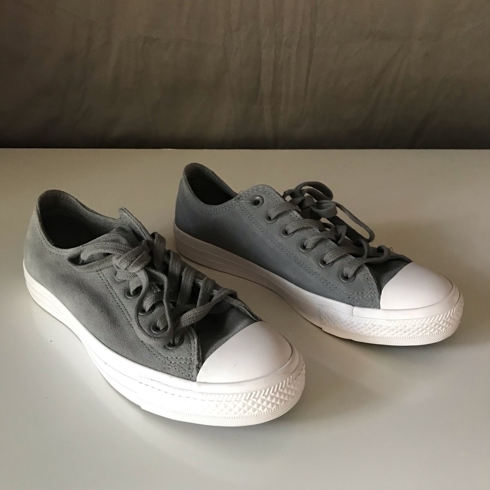 Gray Nubuck Converse
